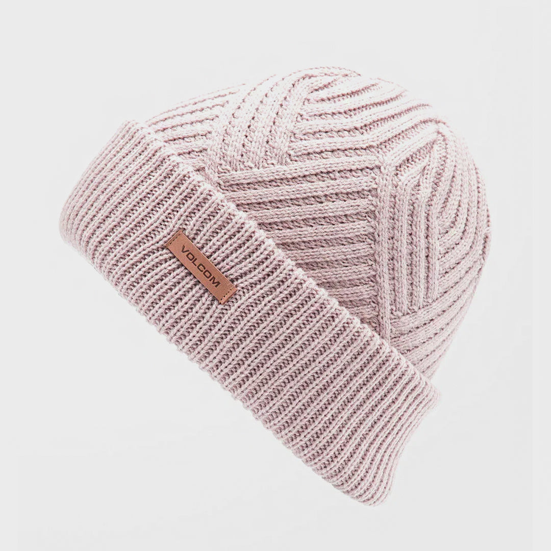 Volcom Womens Stone Knit Beanie - One Size - Adobe Rose