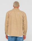 Rusty Mens Cobra Overshirt - Light Fennel - ManGo Surfing