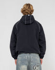 Rusty Mens Lock Out Hooded Jacket - Black