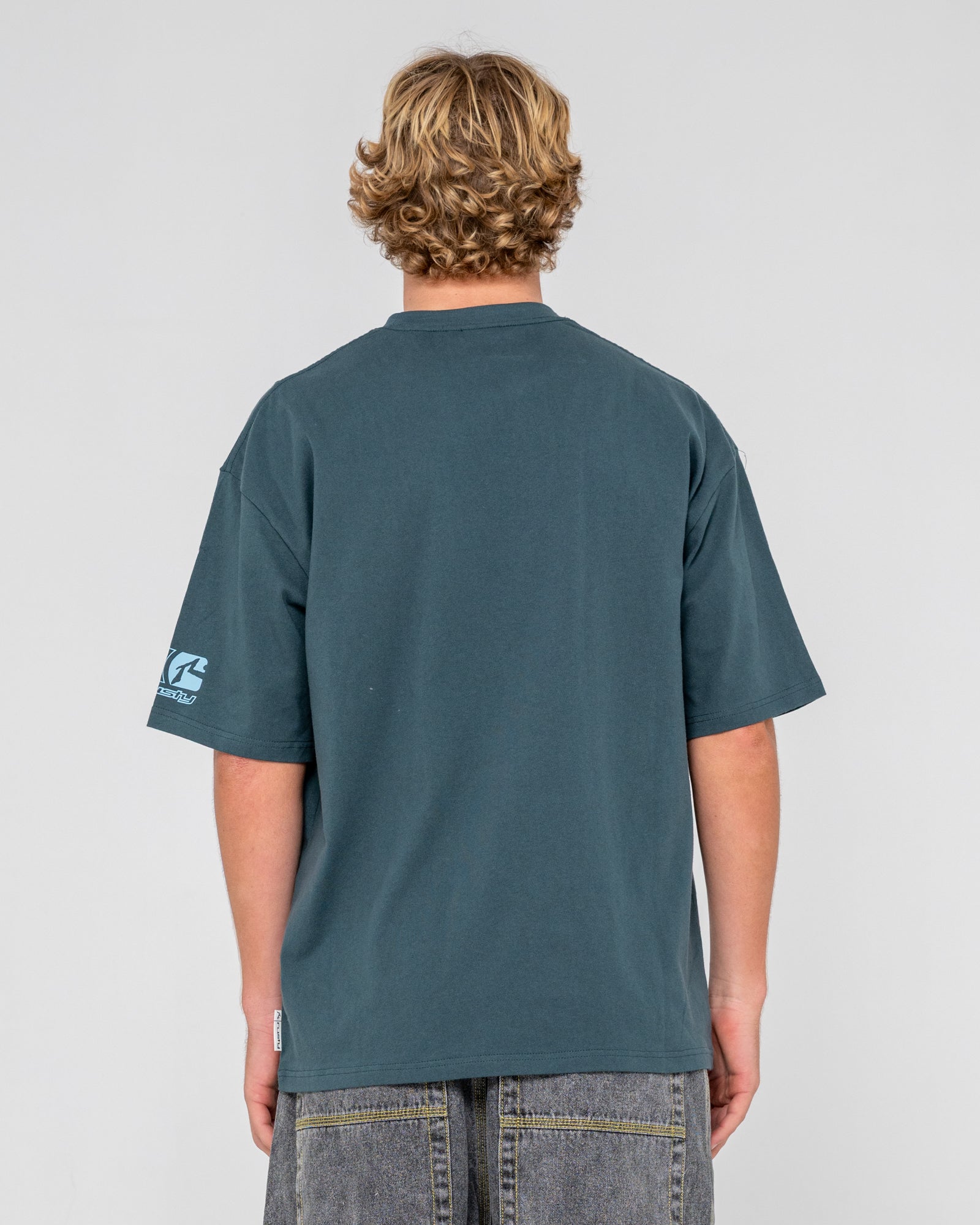 Rusty Mens Jetsetter Short Sleeve T-Shirt - Dark Teal