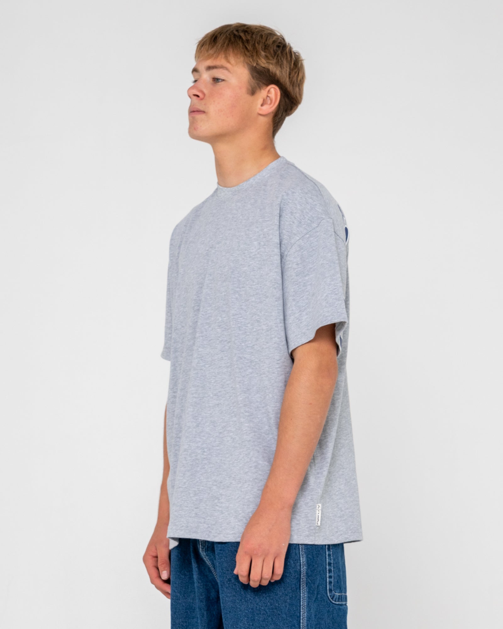 Rusty Mens Glaze-R Short Sleeve T-Shirt - Grey Marle