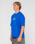 Rusty Mens Turbo Short Sleeve T-Shirt - Royal Blue