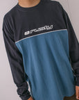 Rusty Mens Infinity Long Sleeve T-Shirt - Atlantic Blue