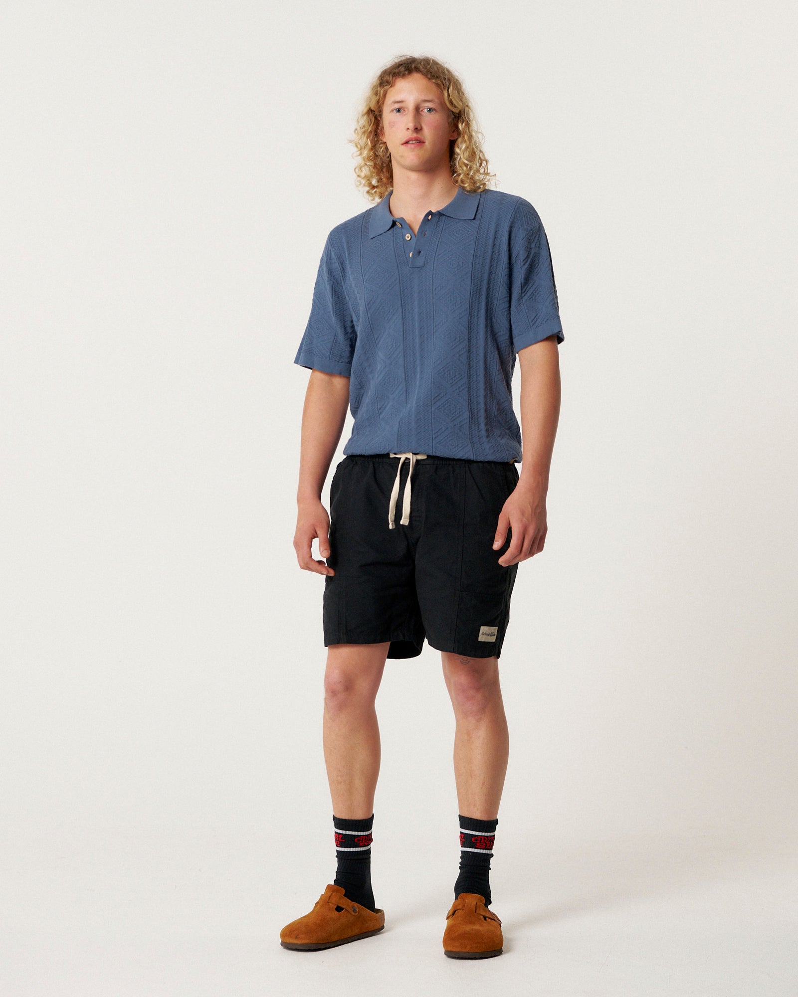 The Critical Slide Society Mens All Day Canvas Shorts - Black - ManGo Surfing