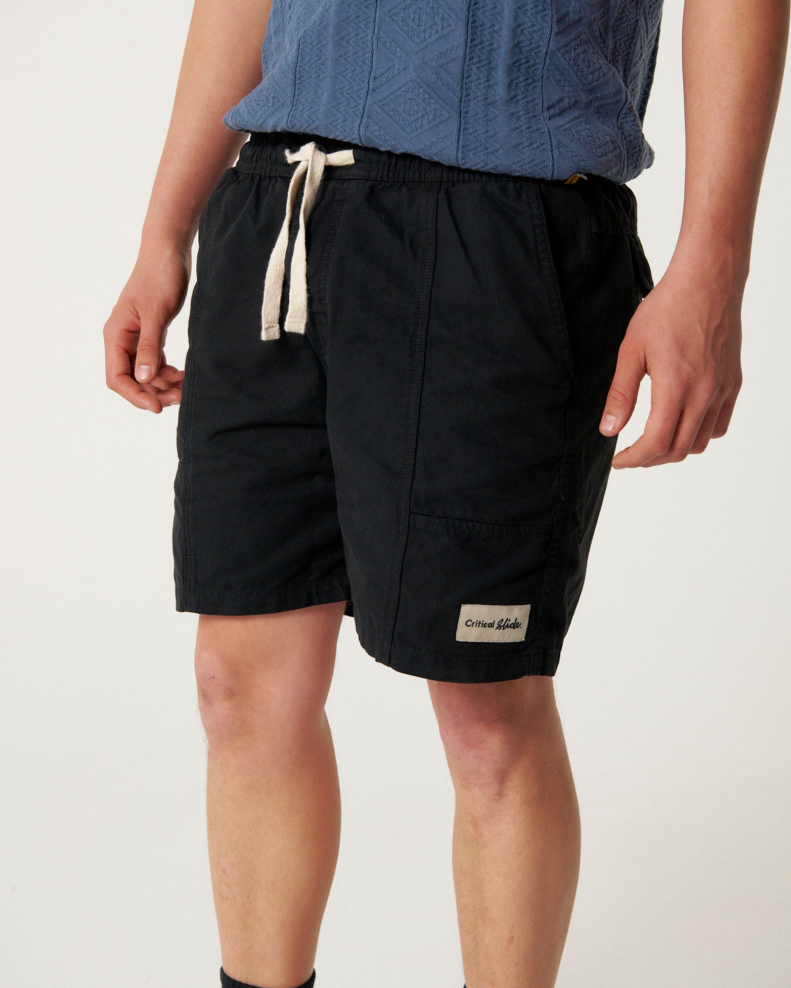 The Critical Slide Society Mens All Day Canvas Shorts - Black - ManGo Surfing