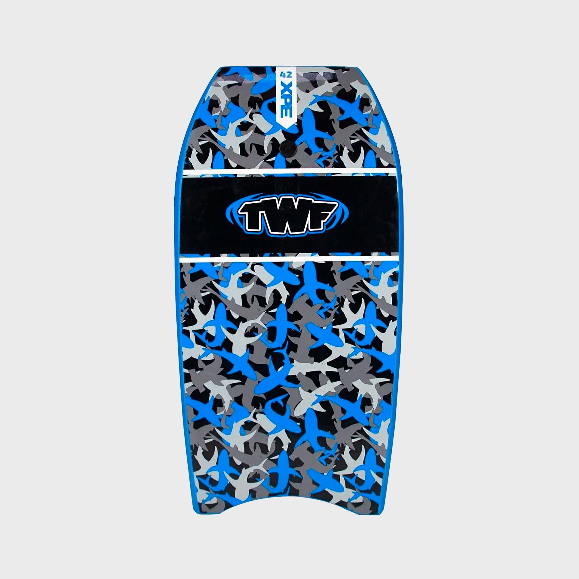 TWF XPE PRO Bodyboard with Leash 37&quot; Sharks - 1038-037 - ManGo Surfing