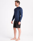 C-Skins Mens NuWave UV Basics Long Sleeve Vest - Bluestone - ManGo Surfing