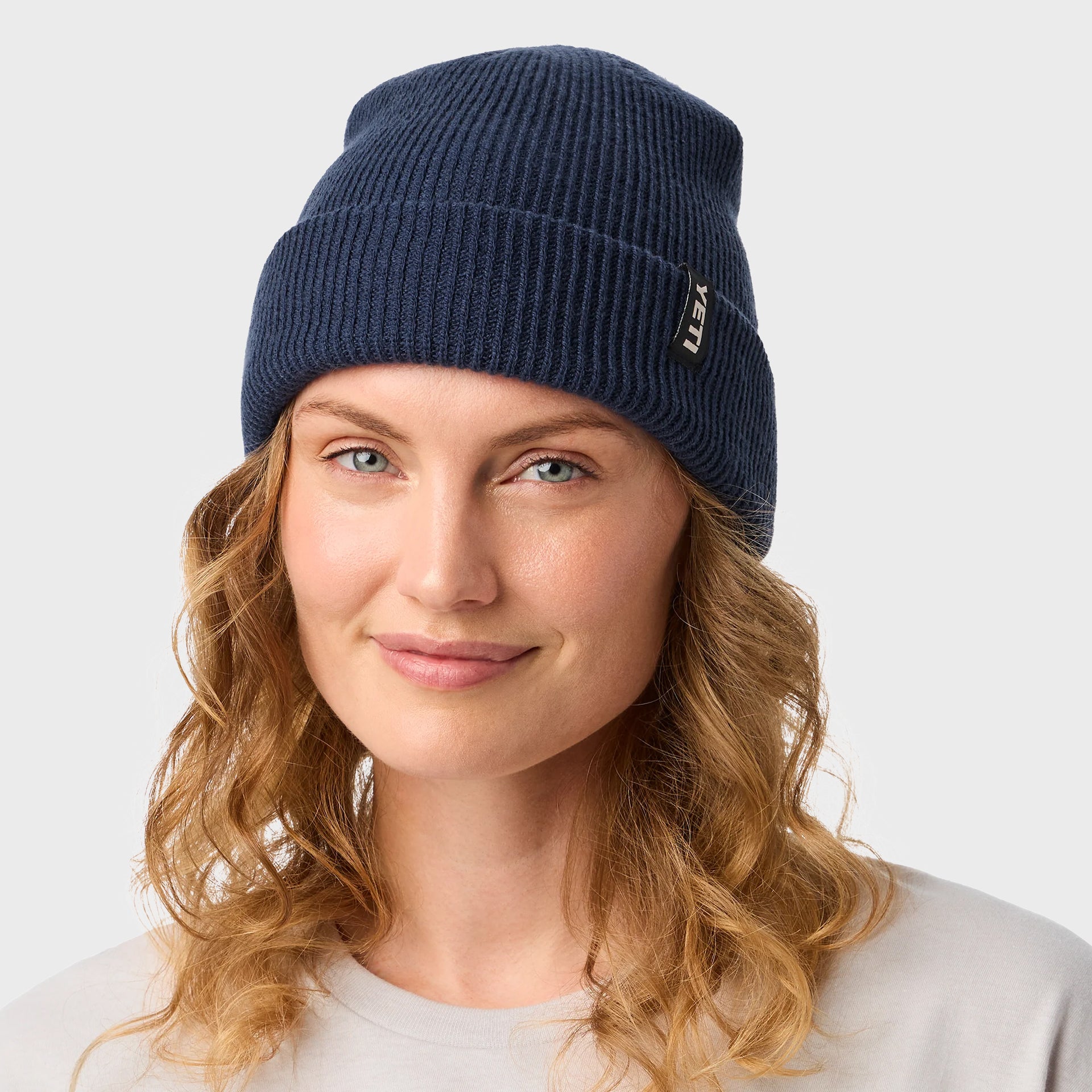 Yeti Badge Beanie Hat - One Size - Navy