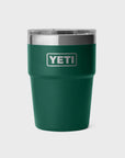 Yeti Rambler 16oz (475 ml) Stackable Cup - Black Forest Green - ManGo Surfing