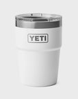 Yeti Rambler 16oz (475 ml) Stackable Cup - White - ManGo Surfing