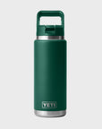 Yeti Rambler 26oz (760 ml) Straw Bottle - Black Forest Green - ManGo Surfing