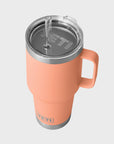 Yeti Rambler 35oz (994 ml) Straw Mug - Lowcountry Peach