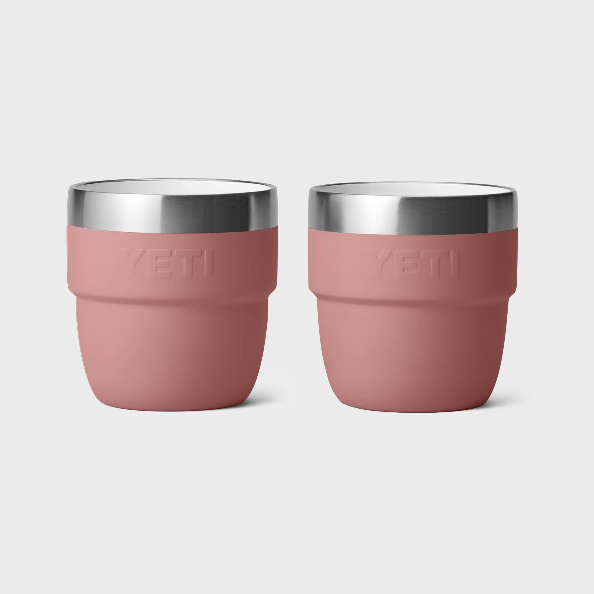 Yeti Rambler 4oz Stackable Espresso Cups (2 Pack) - Sandstone Pink