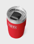 Yeti Rambler 8oz (237 ml) Stackable Cup With DuraSip™ Ceramic Lining - Rescue Red - ManGo Surfing