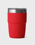 Yeti Rambler 8oz (237 ml) Stackable Cup With DuraSip™ Ceramic Lining - Rescue Red - ManGo Surfing