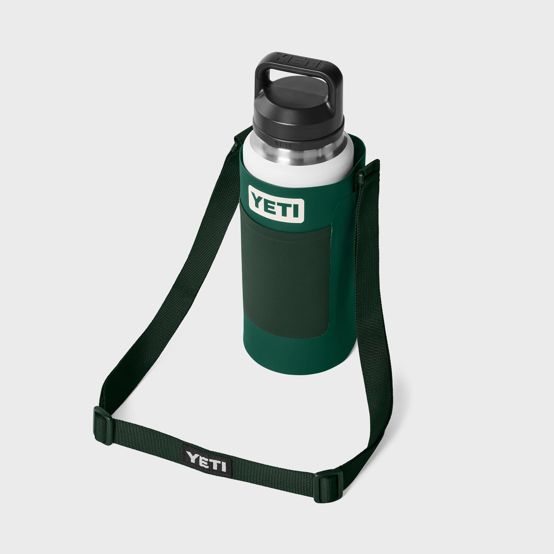 Yeti Rambler Large Bottle Sling - Black Forest Green - ManGo Surfing
