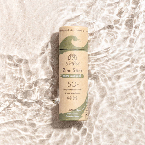 Suntribe Organic Mineral Zinc Sun Stick SPF 50 - Mint Green