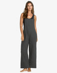 Billabong Womens Pacific Time Strappy Jumpsuit - Black Sands