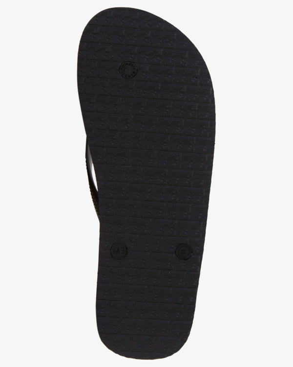 Billabong Mens Tides Beach Flip-Flops - Black