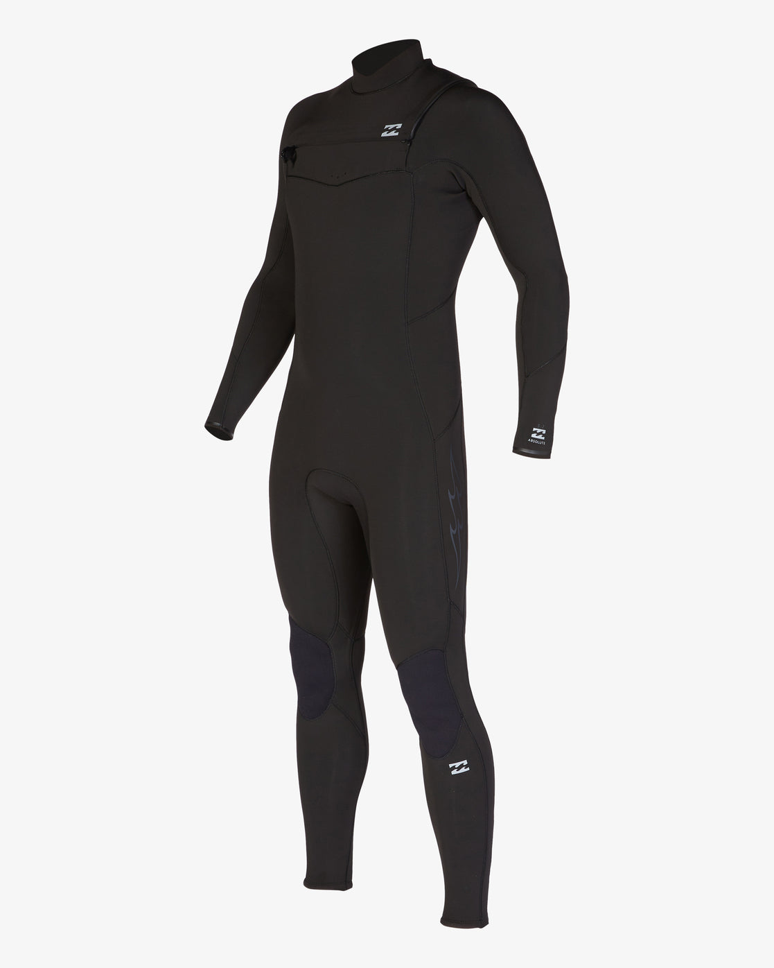 Billabong Mens 5/4mm Absolute Chest Zip Wetsuit - Black