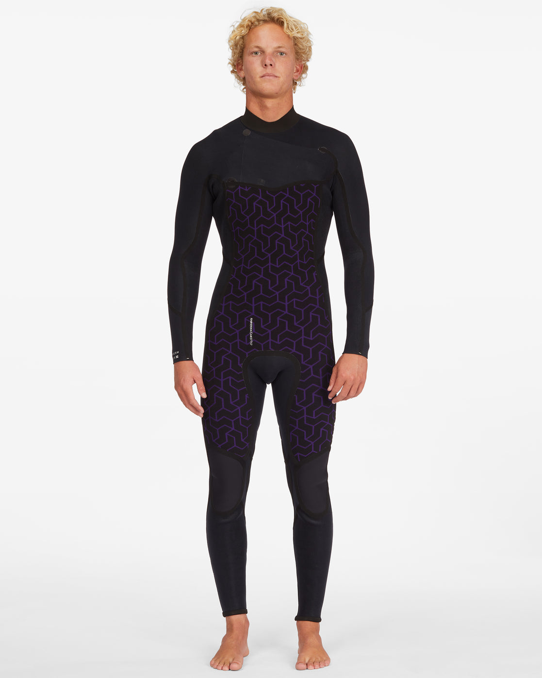 Billabong Mens 5/4mm Absolute Chest Zip Wetsuit - Black