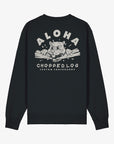 aloha graphic beaver sweatshirt crewneck mens