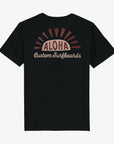 aloha dawny surfing t shirt sunset sunrise custom surfboards