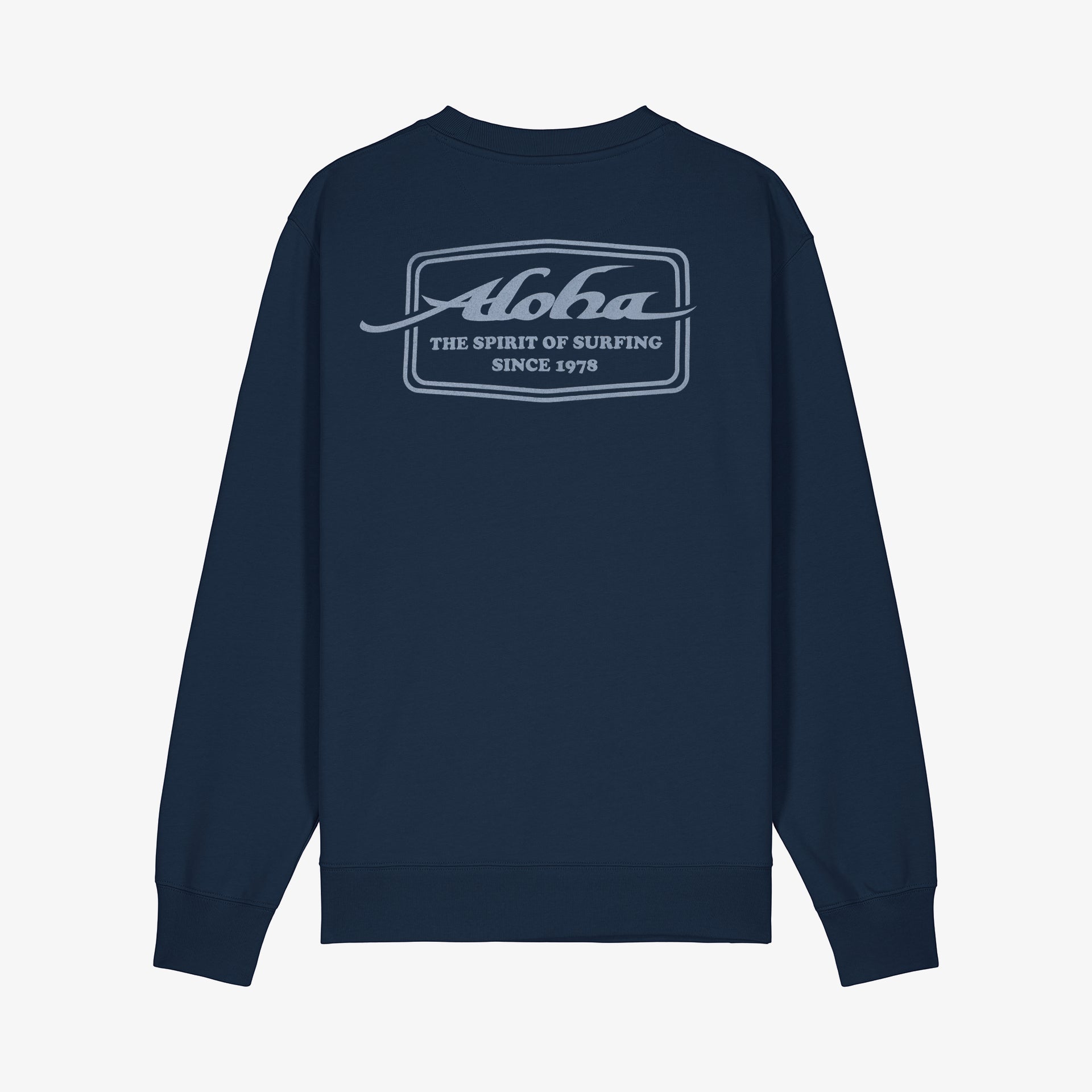 Aloha Custom Surfboards Long Sleeve Crew Sweatshirt - Navy