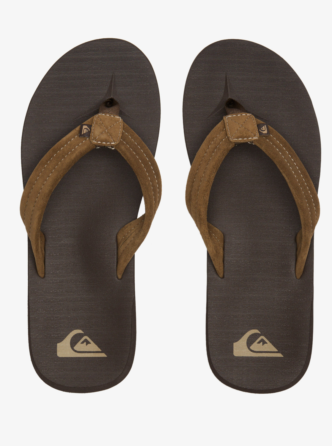 Quiksilver Mens Carver Suede Core Sandals - Brown - ManGo Surfing