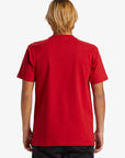 Quiksilver Mens Impaired Logo DNA T-Shirt - Salsa