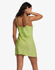 RVCA Womens Macarthur Mini Dress - Neon Green