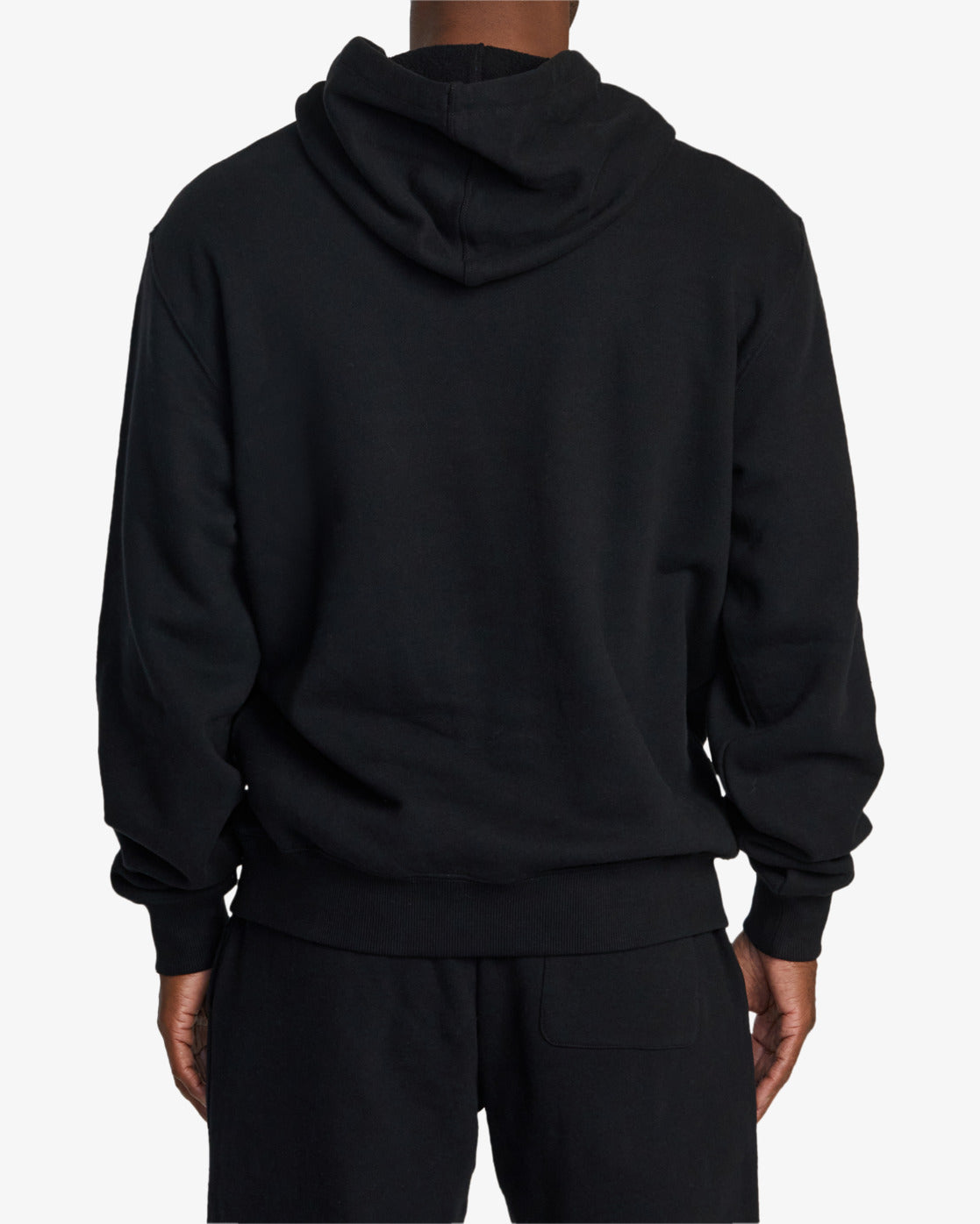 RVCA Mens VA Essential Hoodie - Black - ManGo Surfing