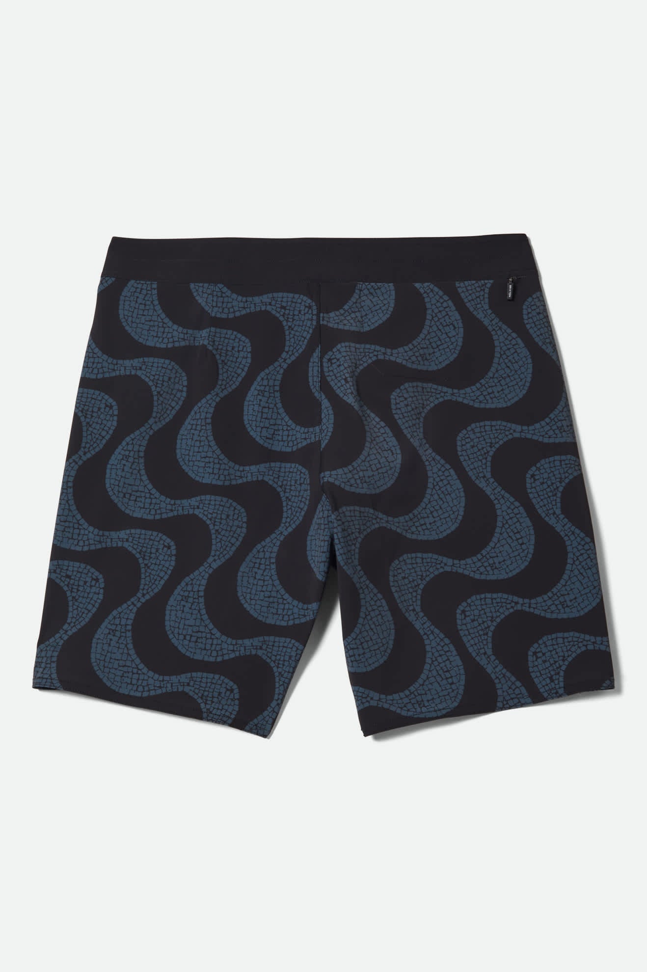 Brixton Blitz 19" Boardshorts -  Black/Future Grey Warped Tile