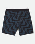 Brixton Blitz 19" Boardshorts -  Black/Future Grey Warped Tile