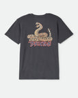 Brixton Rockton Standard T-Shirt - Black Worn Wash