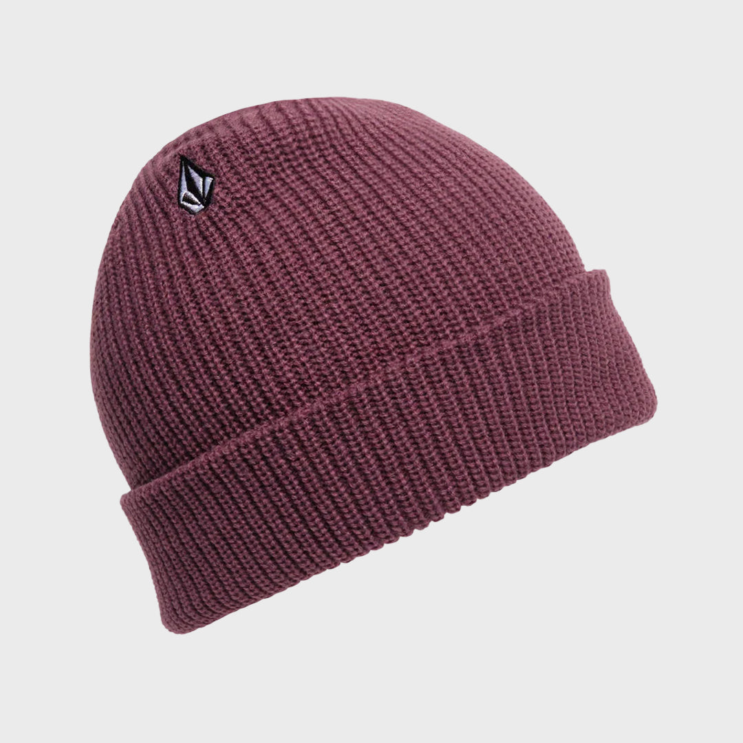 Volcom Mens Full Stone Beanie Hat - One Size - Vintage Violet