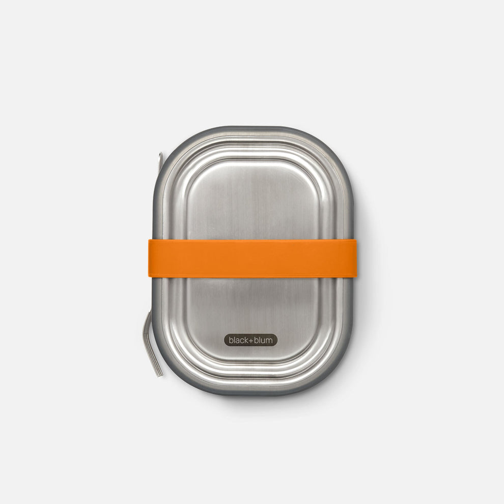 Black &amp; Blum Stainless Steel Lunch Box (Small) - Orange - ManGo Surfing