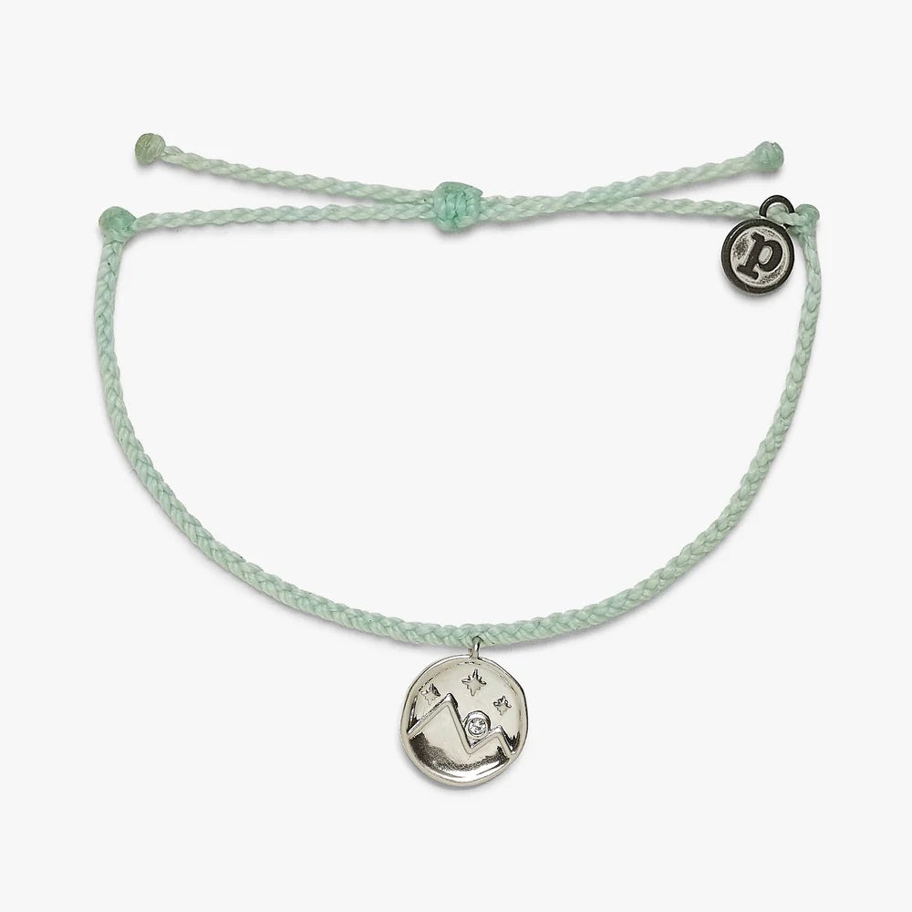 Pura Vida Crystal Mountain Coin Bracelet - Winter Fresh - ManGo Surfing