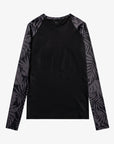 Billabong Womens Surf Capsule Long Sleeve UPF 50 Rash Vest - Black