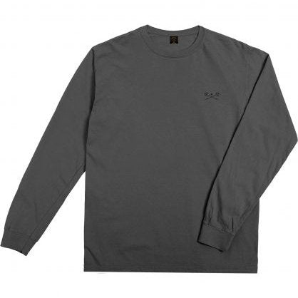 Go To Pigment Long Sleeve Tee - Graphite - ManGo Surfing