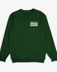 Deus Mens Nice To See You Crew Sweatshirt - Hillside Green