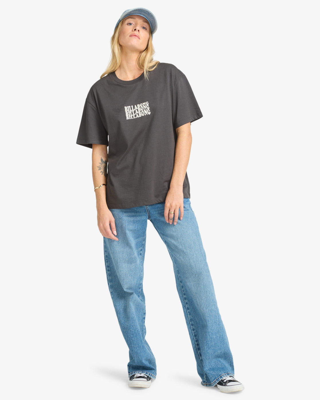 Billabong Womens In The Beyond T-Shirt - Off Black - ManGo Surfing
