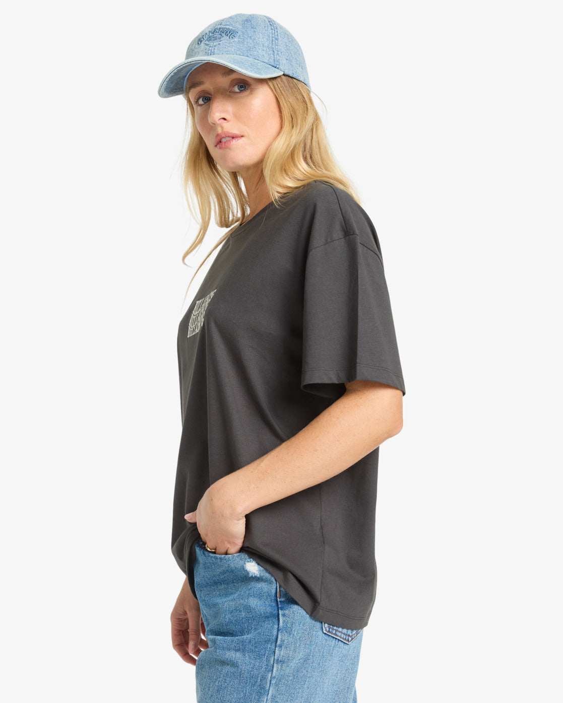 Billabong Womens In The Beyond T-Shirt - Off Black - ManGo Surfing