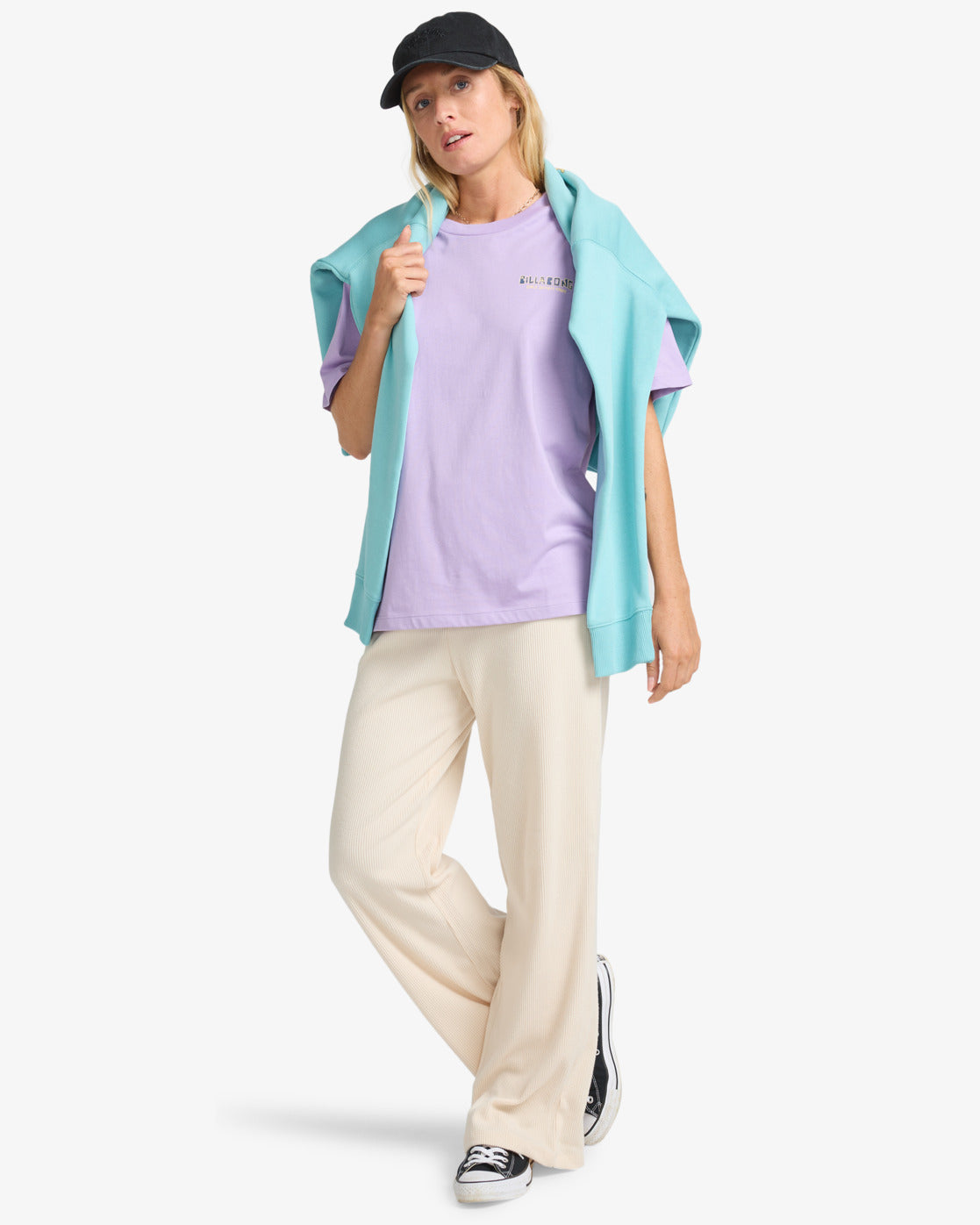 Billabong Womens Mixing Vibes T-Shirt - Light Purple