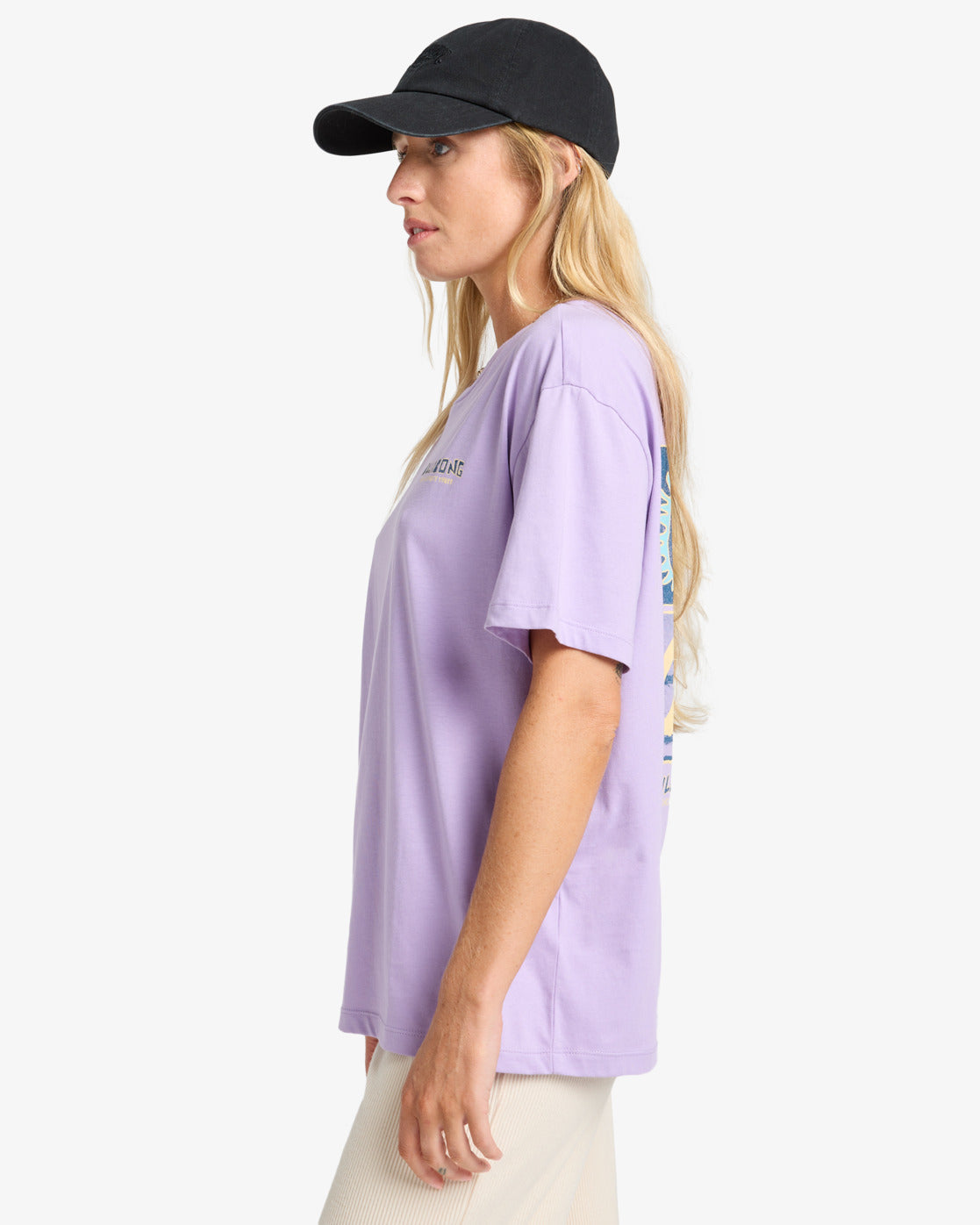 Billabong Womens Mixing Vibes T-Shirt - Light Purple