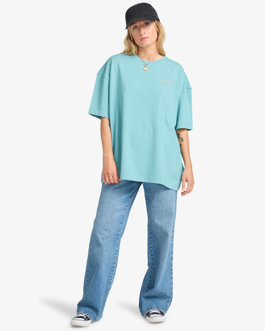 Billabong Womens Reach For Sunshine T-Shirt - Misty Blue