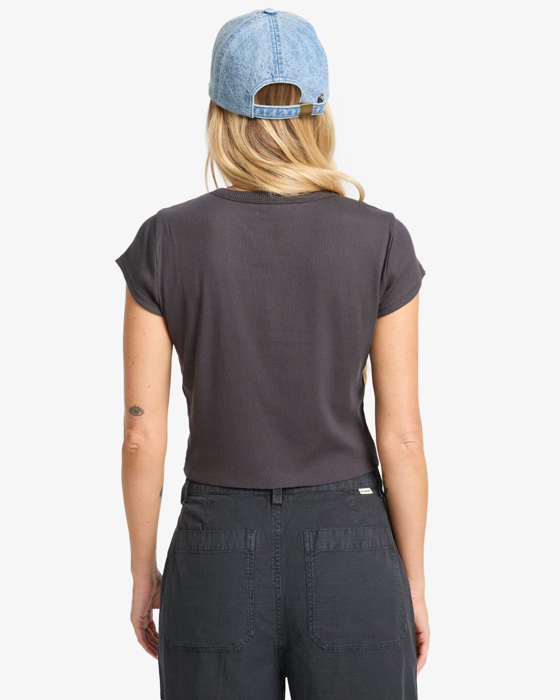 Billabong Womens Low Sun T-Shirt - Off Black - ManGo Surfing