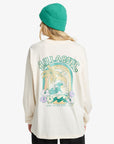 Billabong Womens Paradise Arch Long Sleeve T-Shirt - White Cap