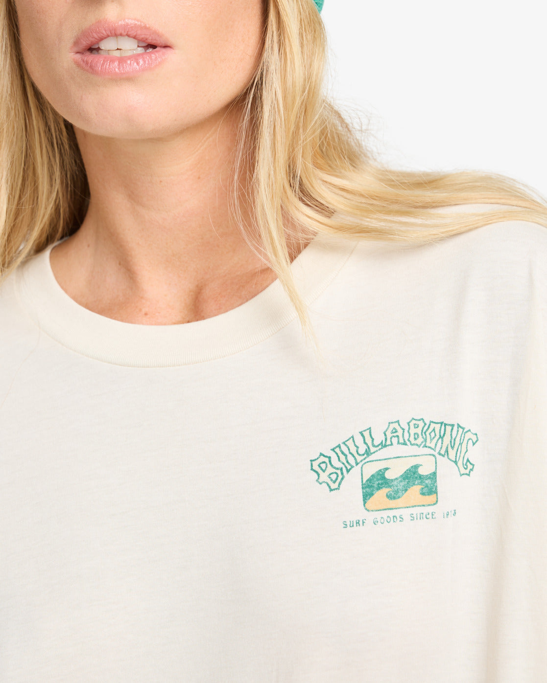 Billabong Womens Paradise Arch Long Sleeve T-Shirt - White Cap