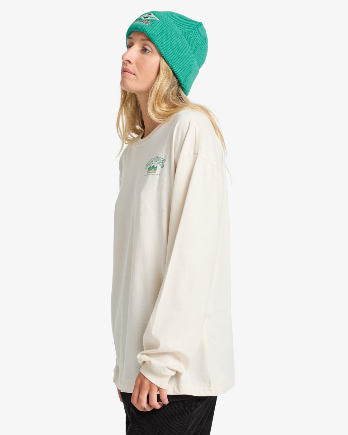Billabong Womens Paradise Arch Long Sleeve T-Shirt - White Cap